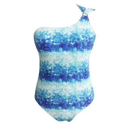 Dot Froil Printing One Piece Bathing suit