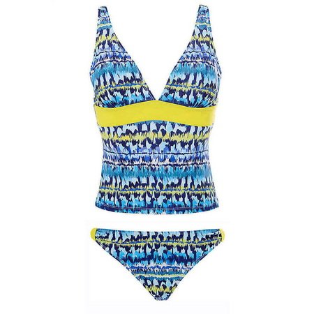 Tankinis Tummy Control Two Piece Swimsuits